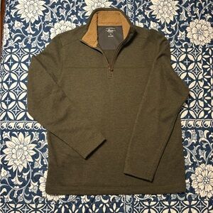 Men’s G.H. Bass & Co. Quarter zip sweater fleece size medium
